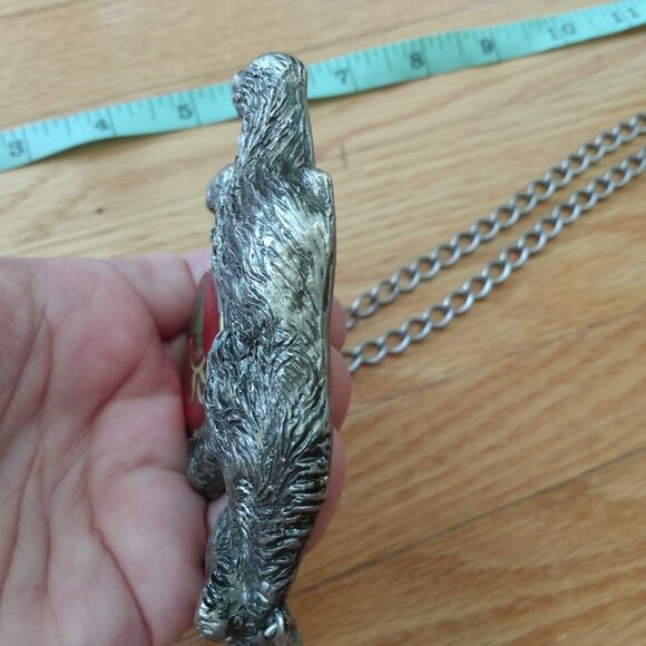 Vintage German Bear Necklace Ka Ge Blau-Weiss Durlach 1951 Festival Souvenir - Picture 12 of 12